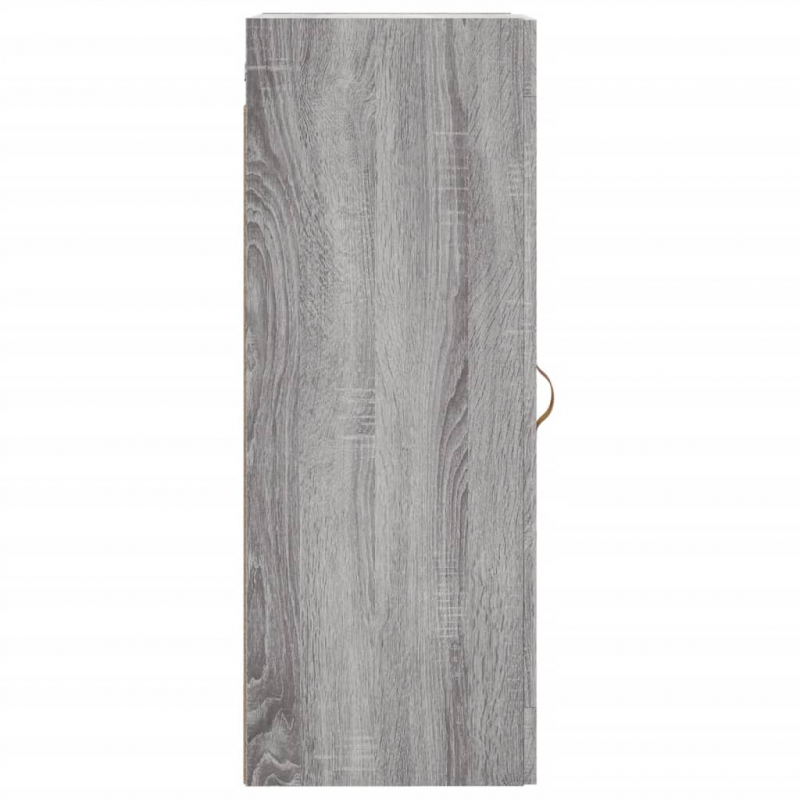 Wandschrank Grau Sonoma 34,5x34x90 cm Holzwerkstoff