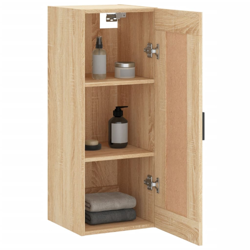Wandschrank Sonoma-Eiche 34,5x34x90 cm Holzwerkstoff