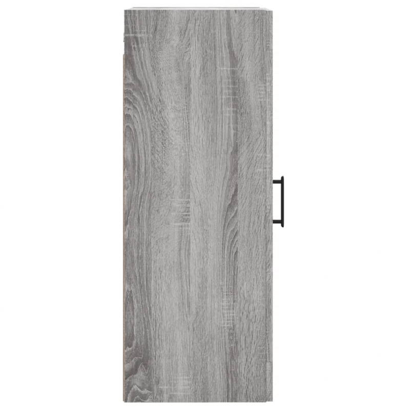 Wandschrank Grau Sonoma 34,5x34x90 cm Holzwerkstoff