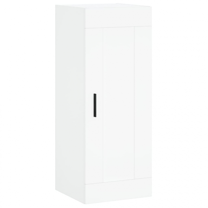 Wandschrank Weiß 34,5x34x90 cm Holzwerkstoff