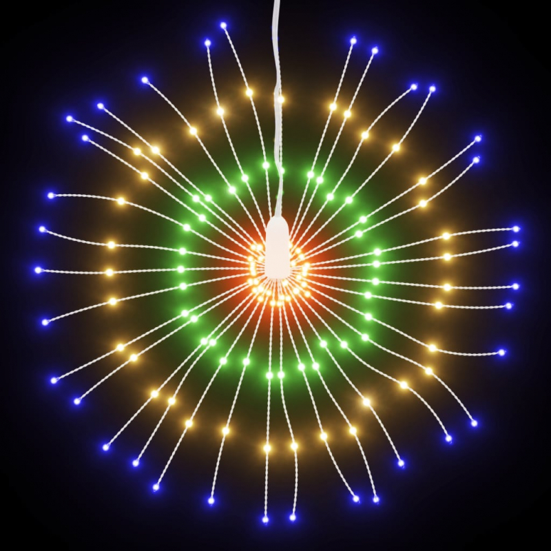 Weihnachtsbeleuchtungen Feuerwerk 2 Stk. 140 LEDs Mehrfarbig