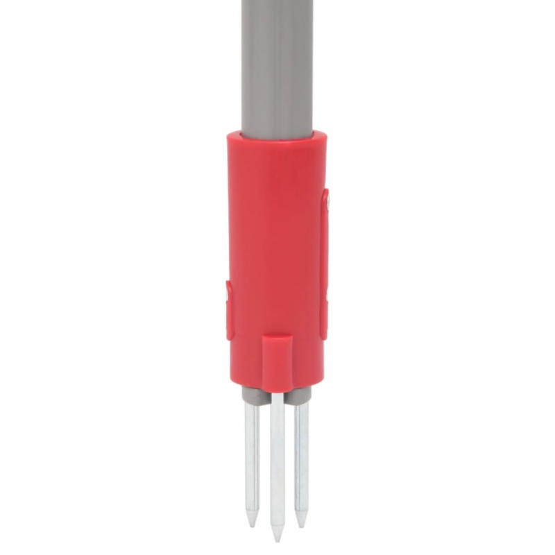 Unkrautstecher Rot und Grau 93,5 cm Pulverbeschichteter Stahl