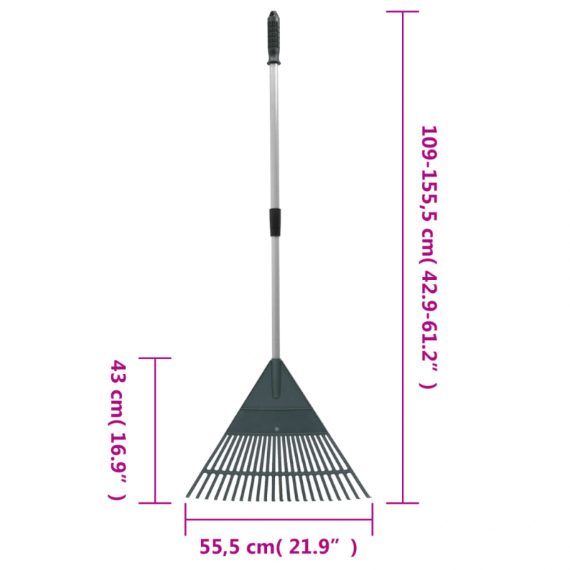 Laubbesen Dunkelgrün 155,5 cm PP