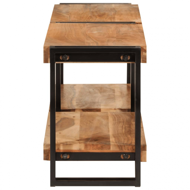 TV-Schrank 140x30x40 cm Massivholz Akazie