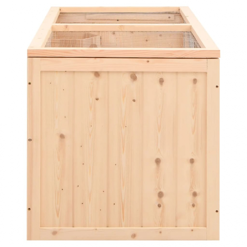 Hamsterkäfig 89,5x45x45 cm Massivholz Tanne