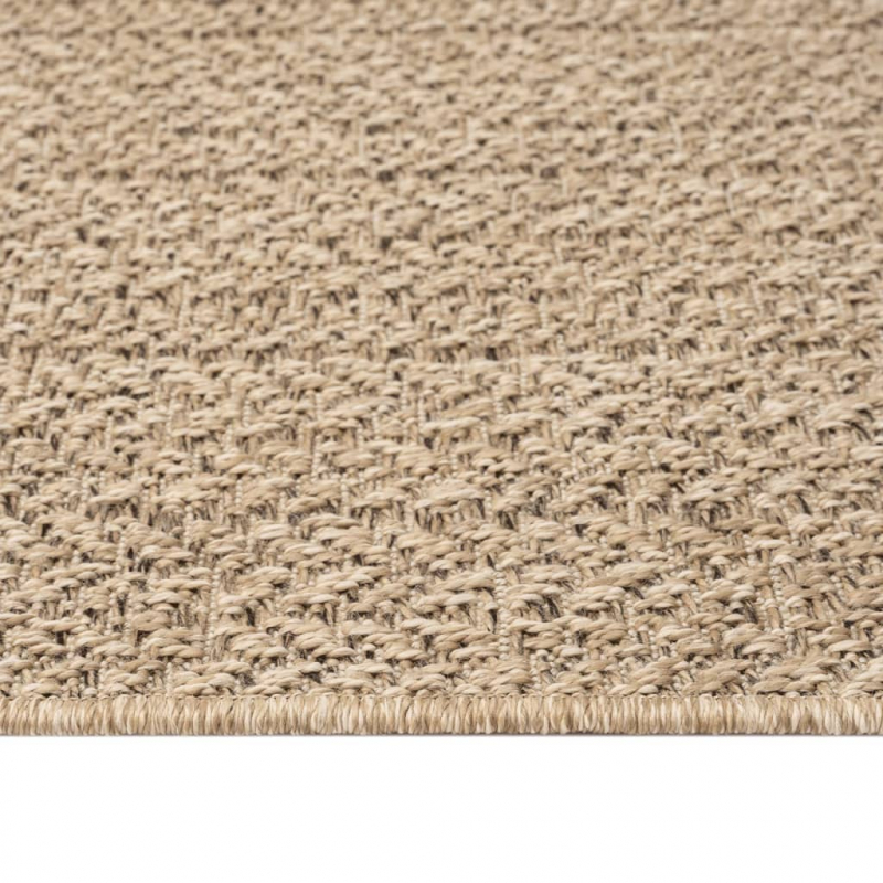 Teppich ZIZUR 160x230 cm Jute-Optik Indoor und Outdoor
