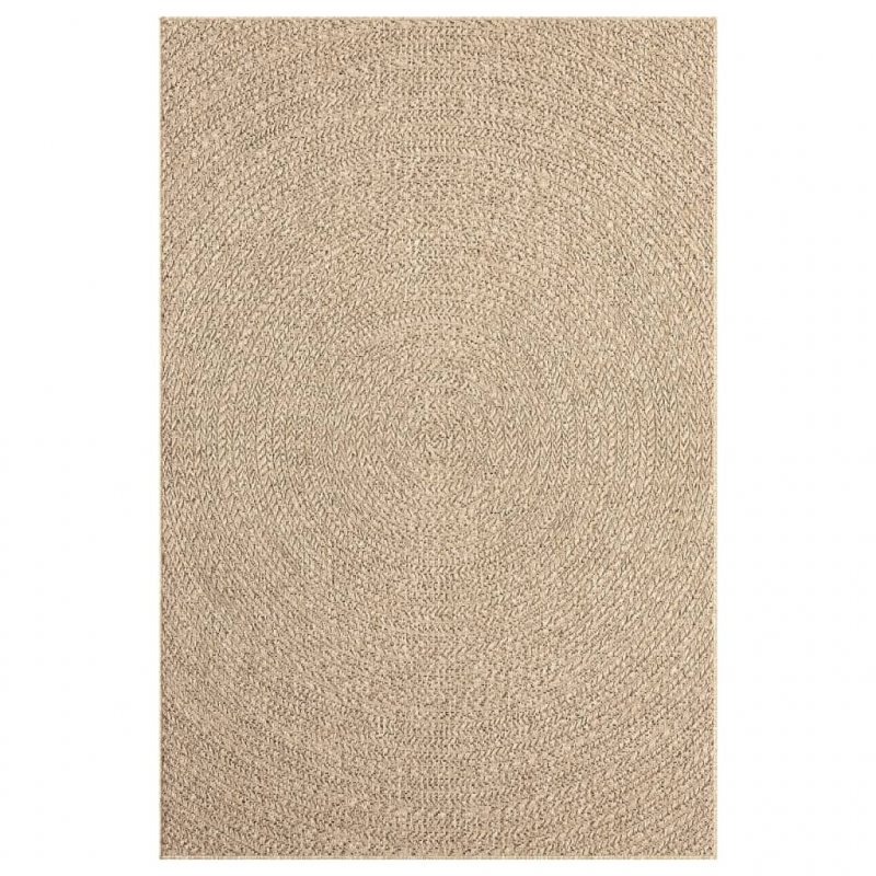 Teppich ZIZUR 120x170 cm Jute-Optik Indoor und Outdoor