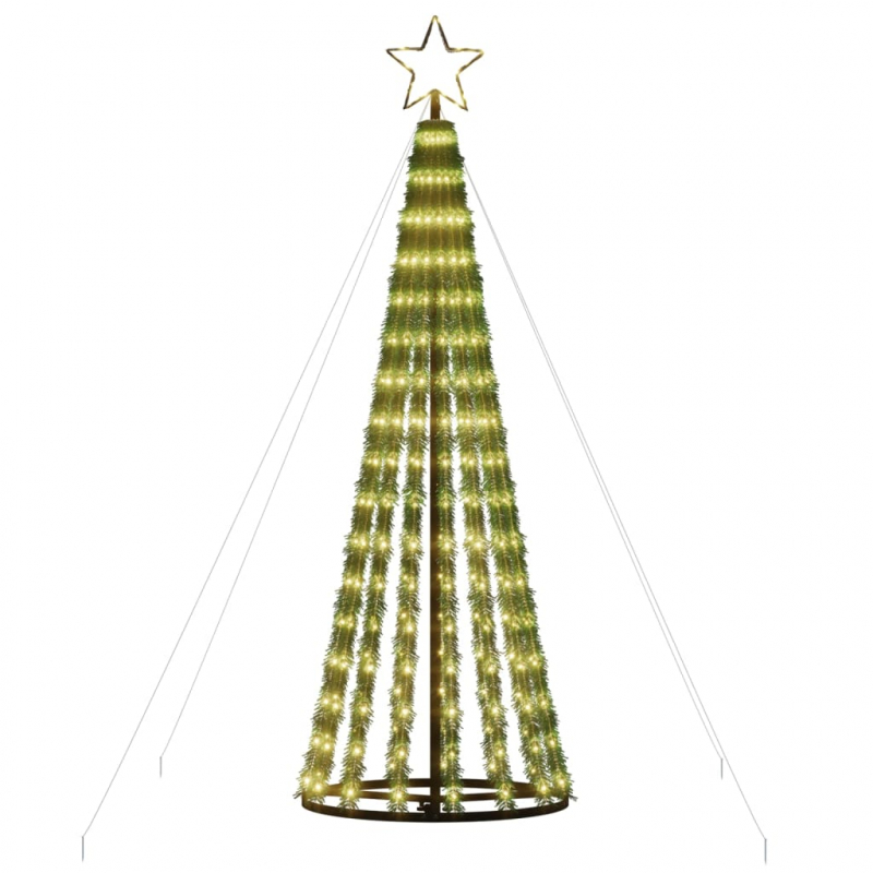 Weihnachtsbaum Kegelform 275 LEDs Warmweiß 180 cm