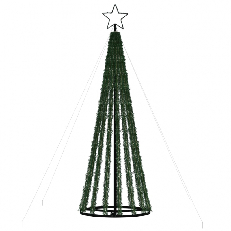 Weihnachtsbaum Kegelform 275 LEDs Warmweiß 180 cm