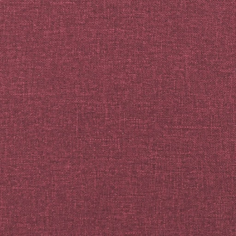 3-Sitzer-Sofa mit Zierkissen Weinrot 180 cm Stoff