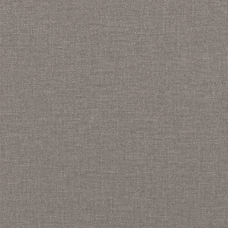 2-Sitzer-Sofa mit Zierkissen Taupe 140 cm Stoff