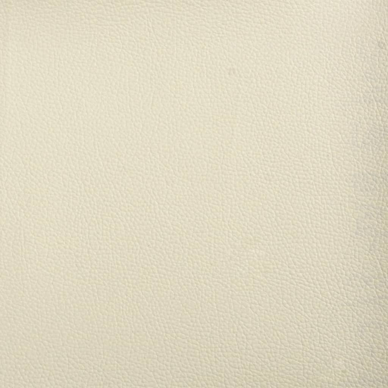 2-Sitzer-Sofa mit Zierkissen Creme 140 cm Kunstleder