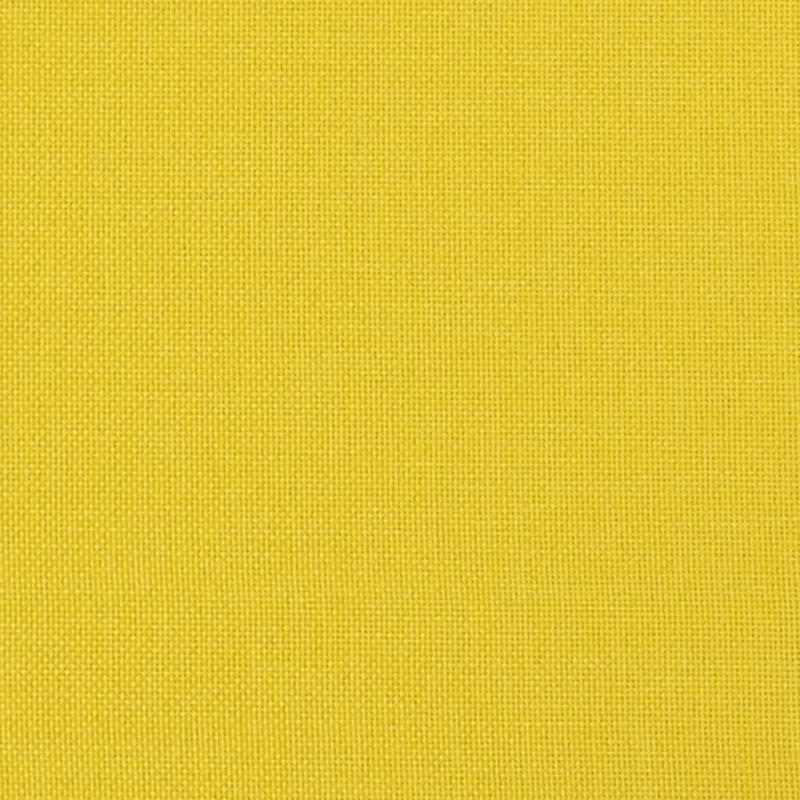 3-Sitzer-Sofa mit Hocker Hellgelb 180 cm Stoff