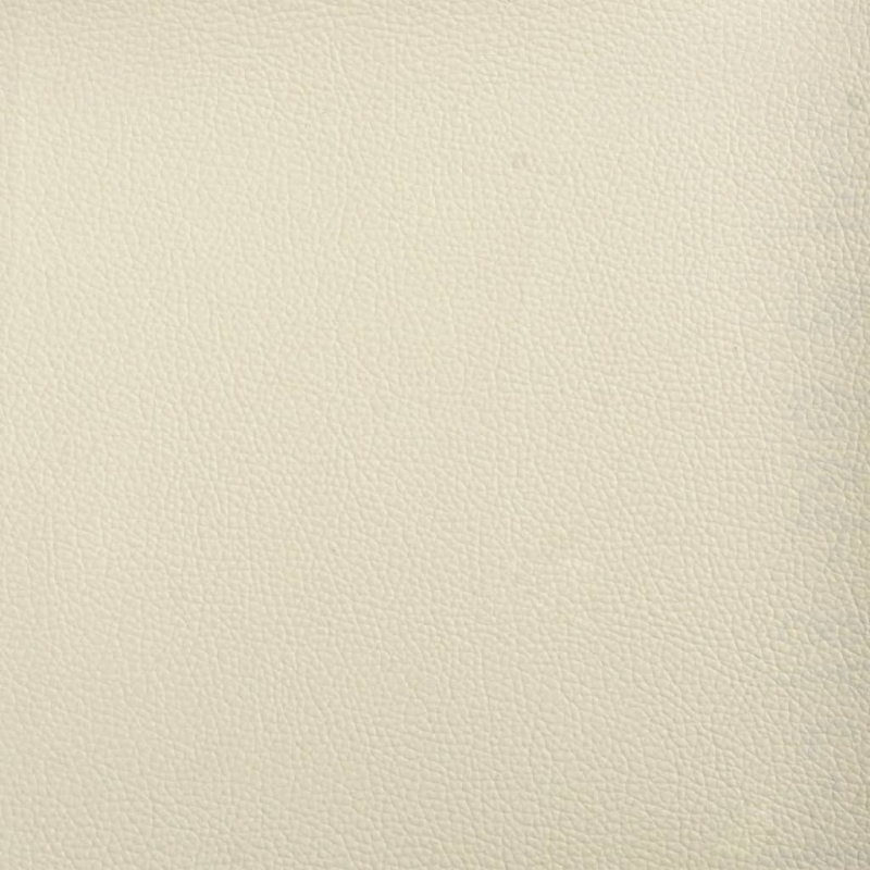 2-tlg. Sofagarnitur mit Kissen Creme Kunstleder