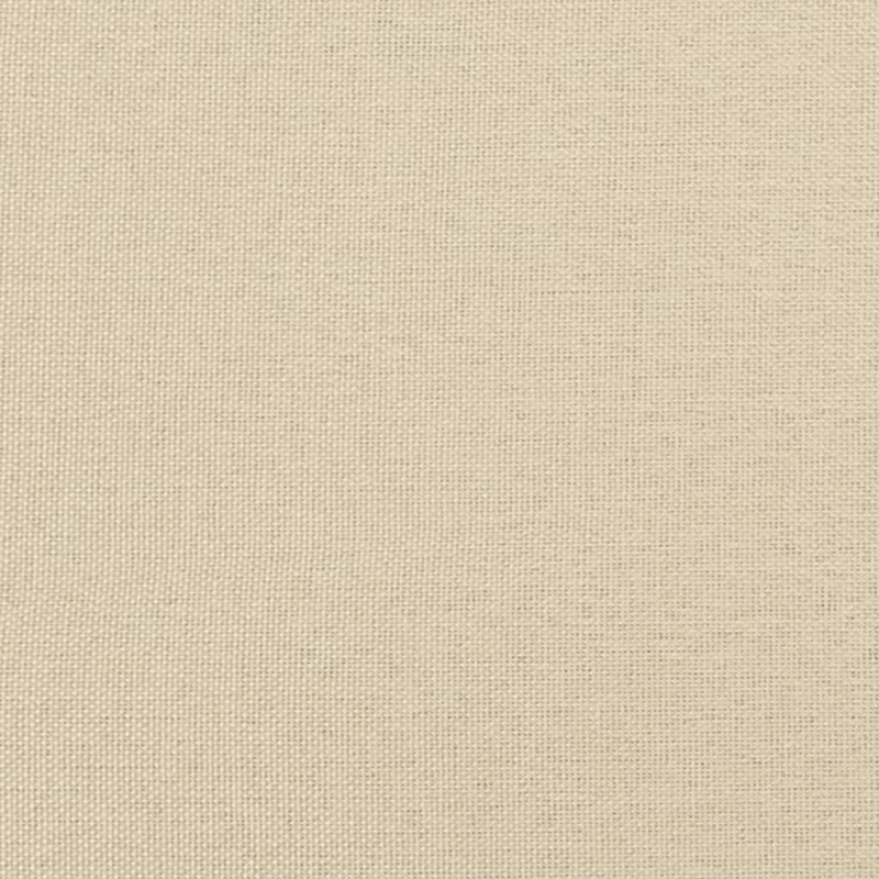 3-tlg. Sofagarnitur mit Kissen Creme Stoff