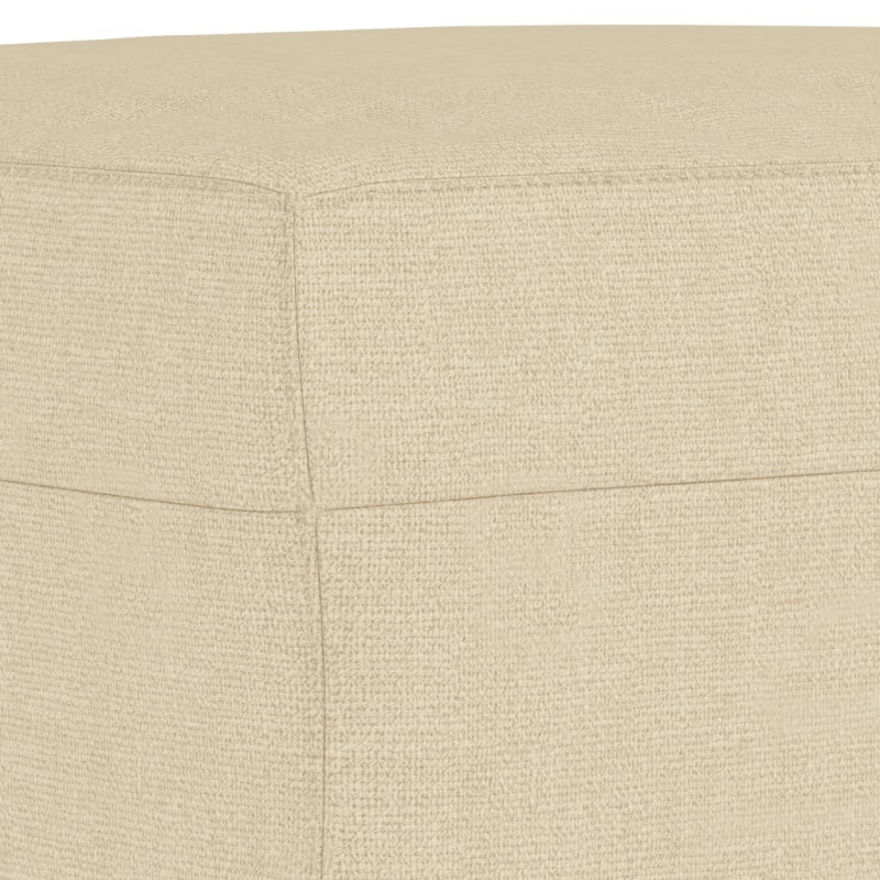 3-tlg. Sofagarnitur Creme Stoff