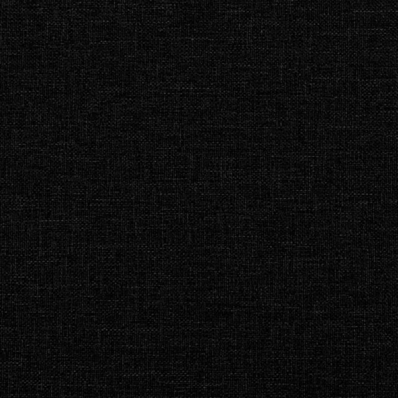 3-tlg. Sofagarnitur mit Kissen Schwarz Stoff