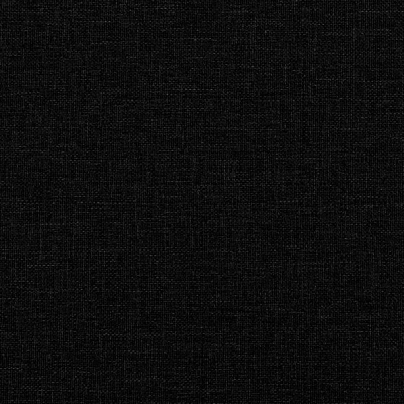 3-tlg. Sofagarnitur mit Kissen Schwarz Stoff