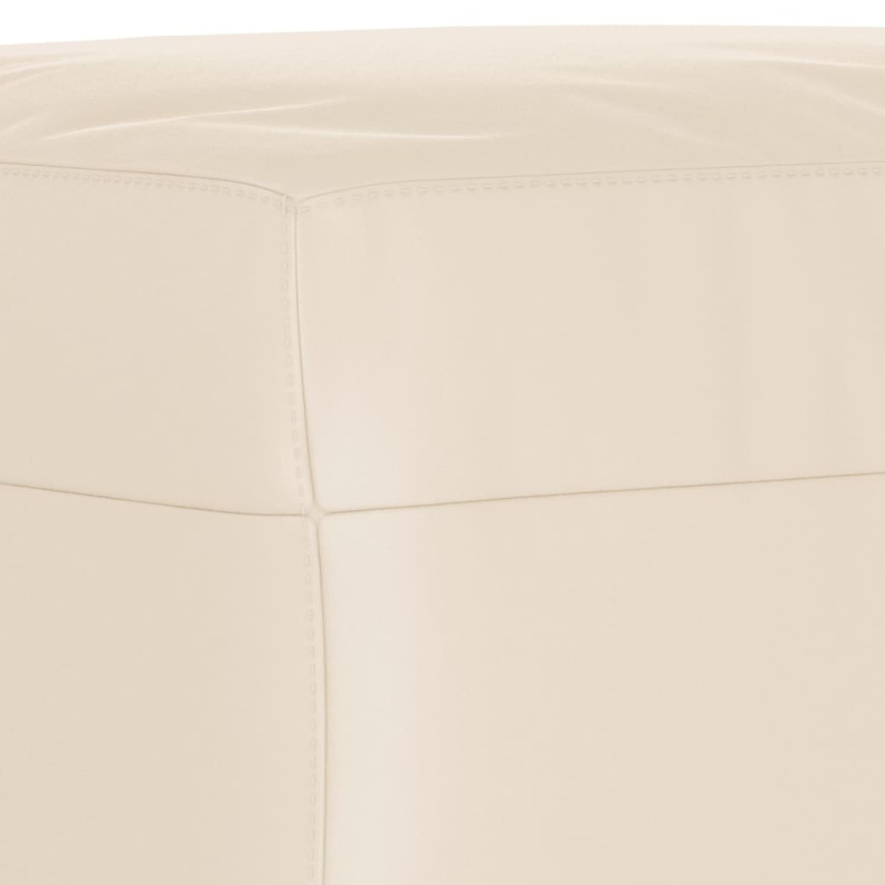 4-tlg. Sofagarnitur mit Kissen Beige Mikrofasergewebe