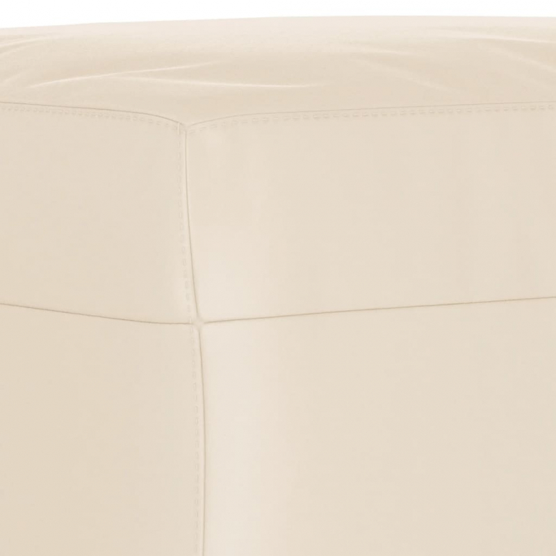 3-tlg. Sofagarnitur mit Kissen Beige Mikrofasergewebe