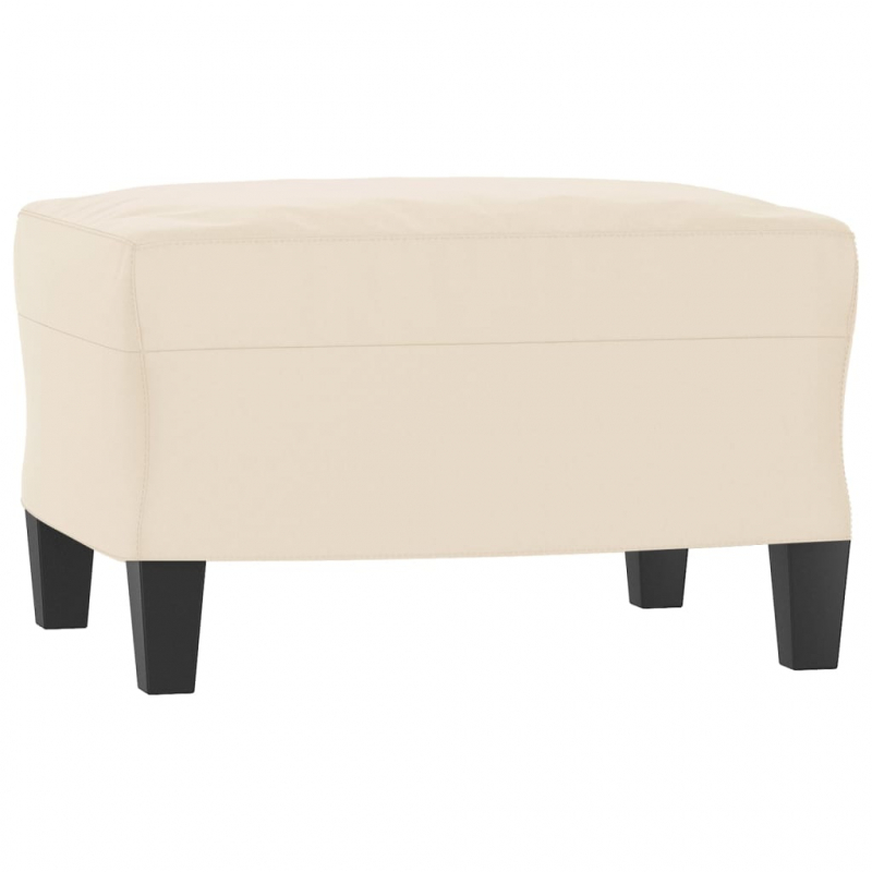 3-tlg. Sofagarnitur mit Kissen Beige Mikrofasergewebe