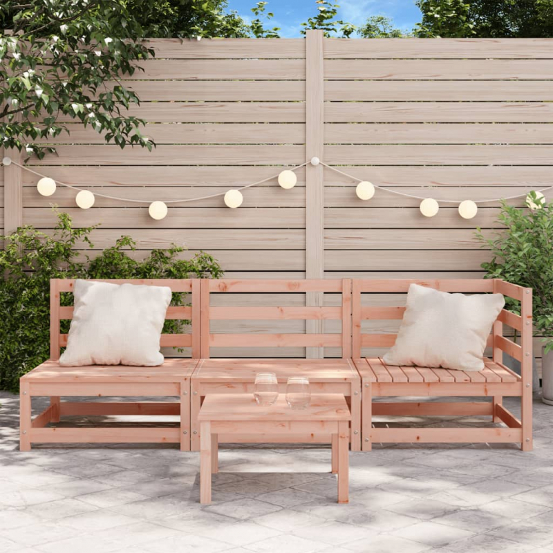 Gartensofa 3-Sitzer Massivholz Douglasie