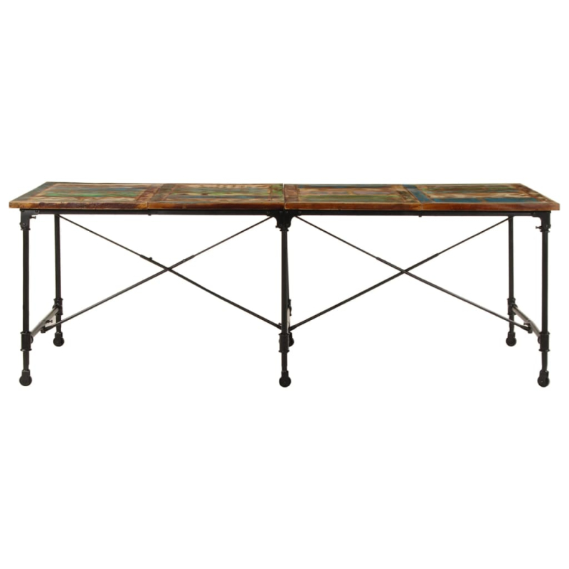 Esstisch 220x90x77 cm Altholz Massiv