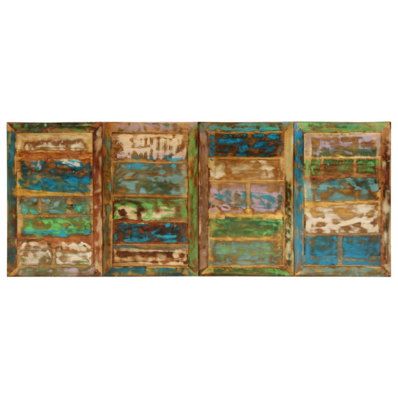 Esstisch 220x90x77 cm Altholz Massiv