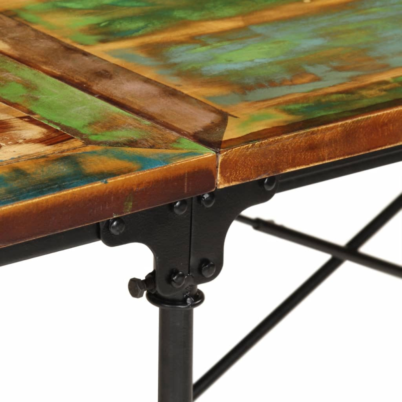Esstisch 220x90x77 cm Altholz Massiv