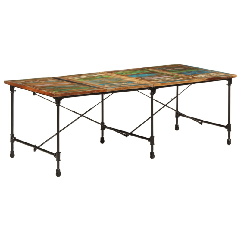 Esstisch 220x90x77 cm Altholz Massiv