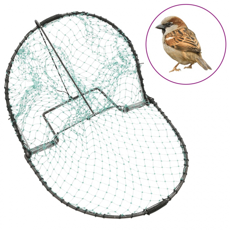 Vogelfalle Grün 30 cm Stahl