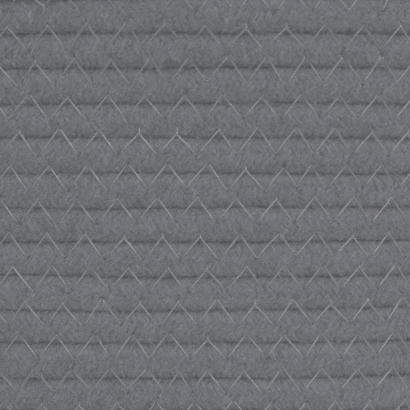 Aufbewahrungskörbe 2 Stk. Grau und Weiß Ø28x28 cm Baumwolle