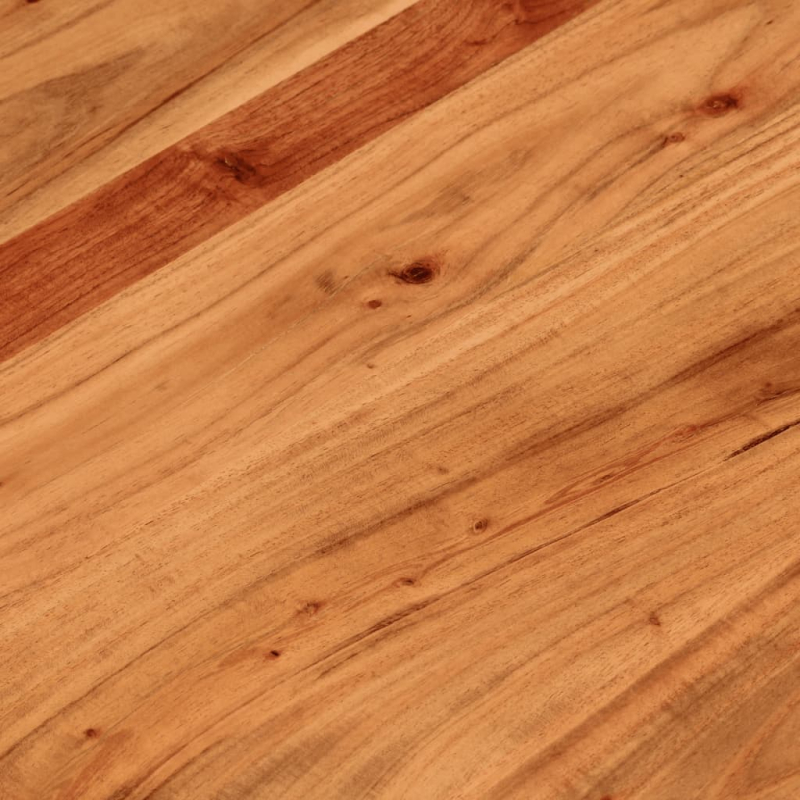 Tischplatte Ø90x3,8 cm Rund Massivholz Akazie