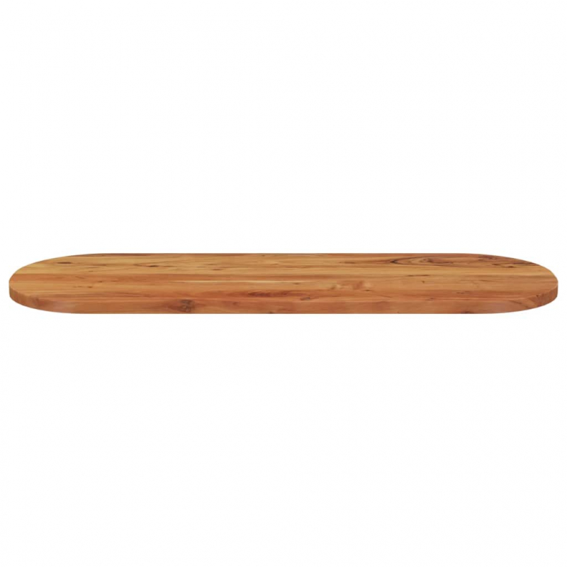 Tischplatte 110x40x2,5 cm Oval Massivholz Akazie