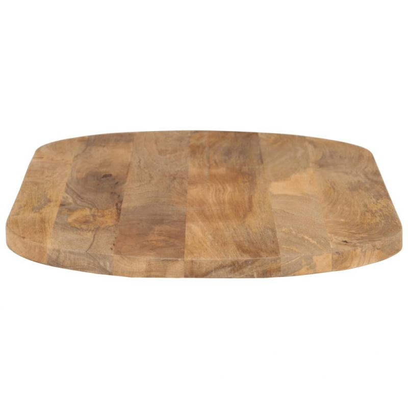 Tischplatte 110x40x2,5 cm Oval Massivholz Mango