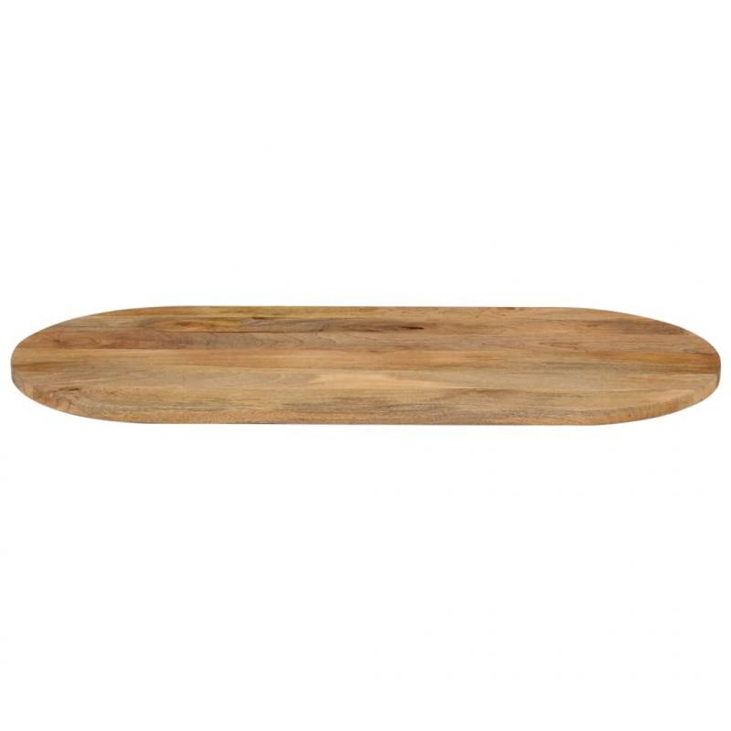 Tischplatte 110x40x3,8 cm Oval Massivholz Mango