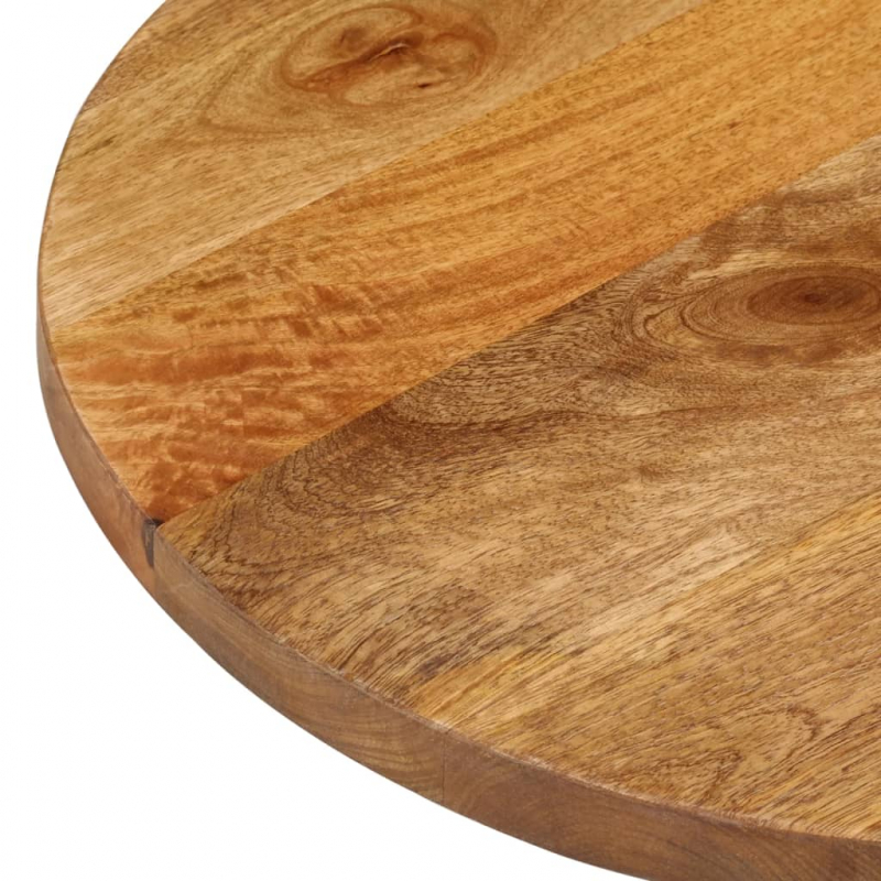Tischplatte 110x50x2,5 cm Oval Massivholz Mango