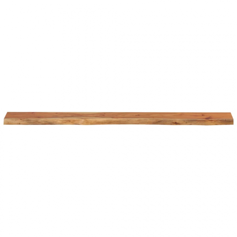 Wandregal 140x20x2,5 cm Rechteckig Massivholz Akazie Baumkante