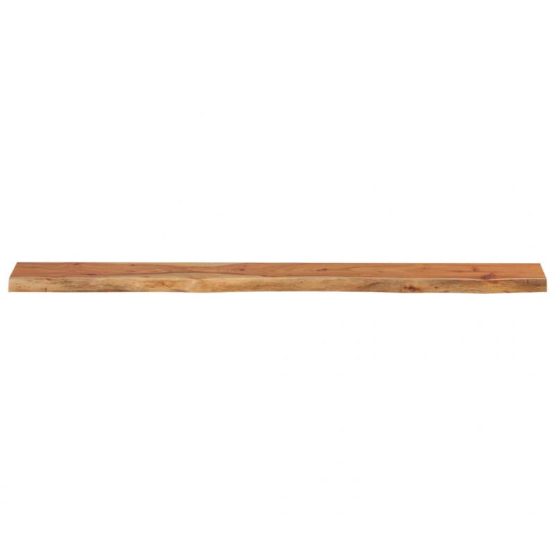 Wandregal 180x20x2,5 cm Rechteckig Massivholz Akazie Baumkante