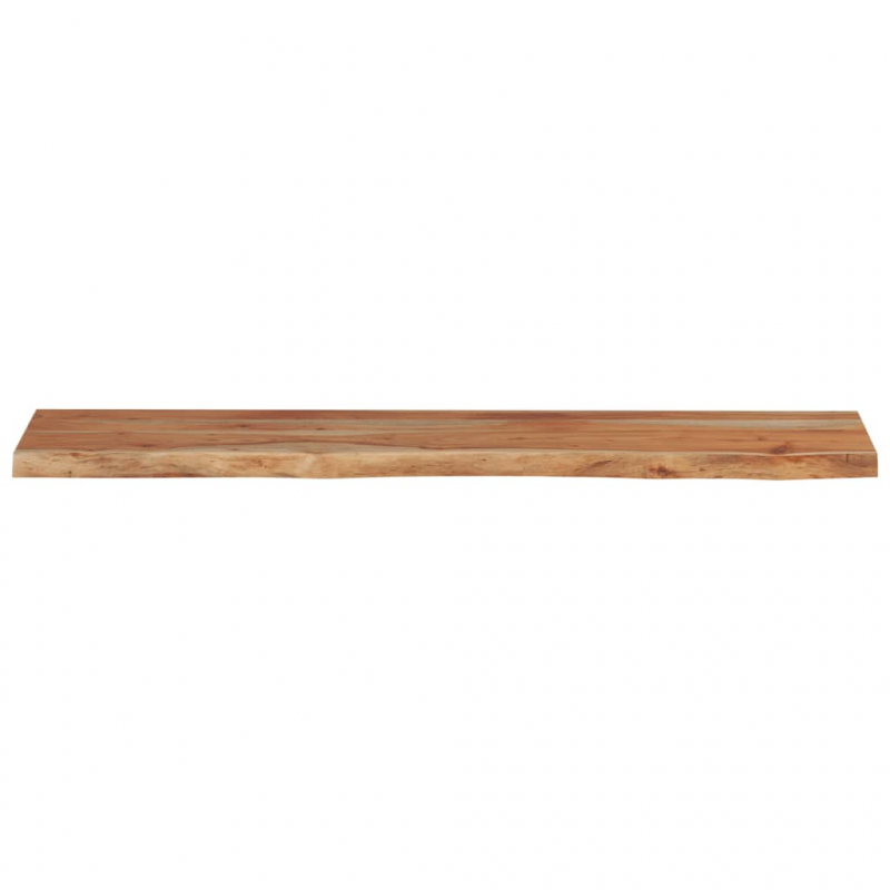 Wandregal 110x20x3,8 cm Rechteckig Massivholz Akazie Baumkante