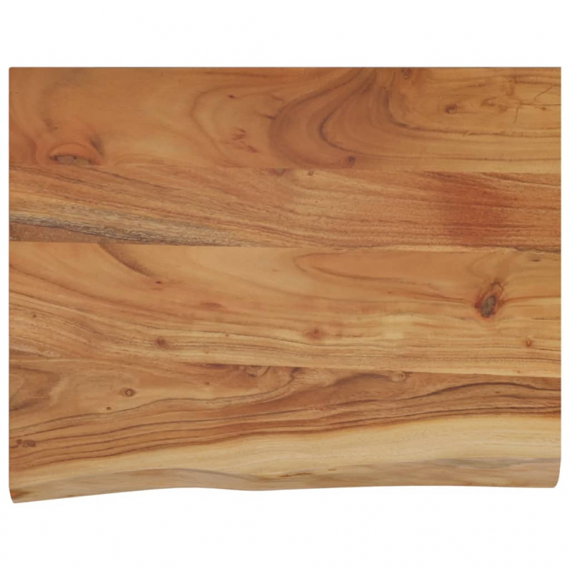 Wandregal 40x30x3,8 cm Rechteckig Massivholz Akazie Baumkante