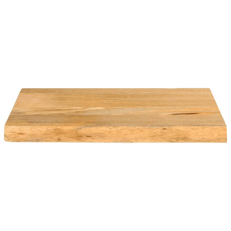 Tischplatte mit Baumkante 50x20x3,8 cm Massivholz Mango