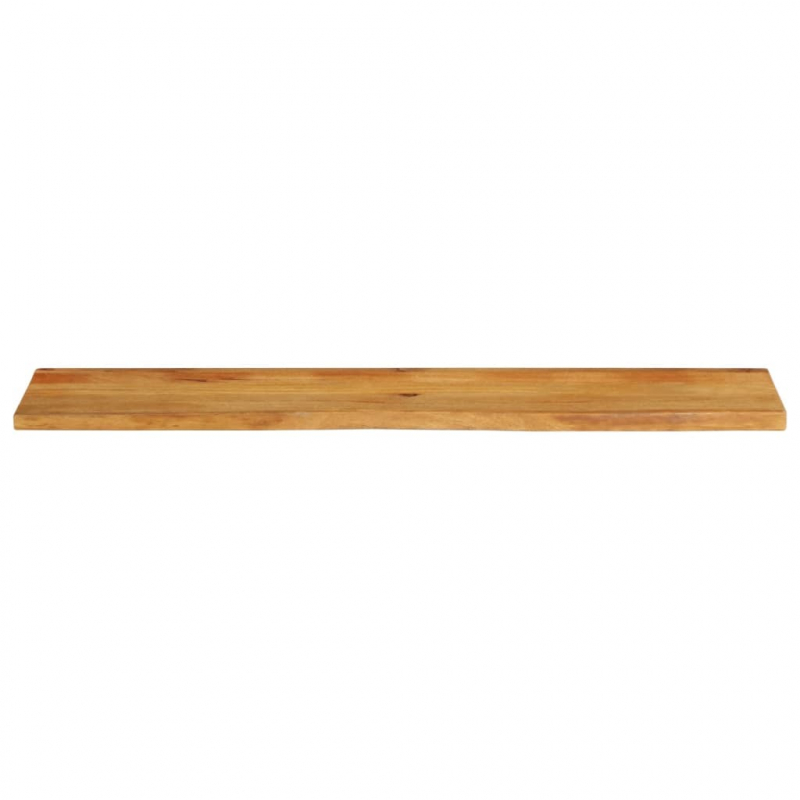 Tischplatte mit Baumkante 180x20x2,5 cm Massivholz Mango