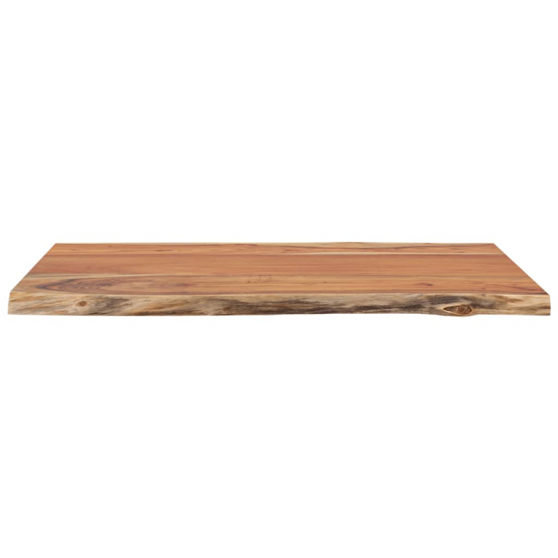 Tischplatte 50x40x2,5 cm Rechteckig Massivholz Akazie Baumkante