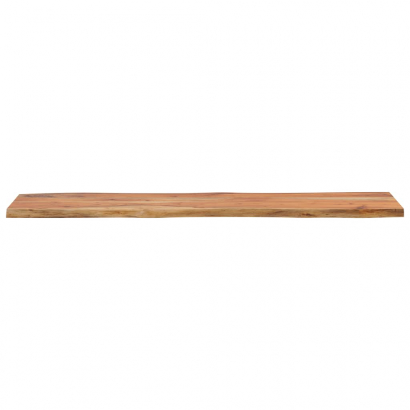 Tischplatte 180x40x2,5cm Rechteckig Massivholz Akazie Baumkante