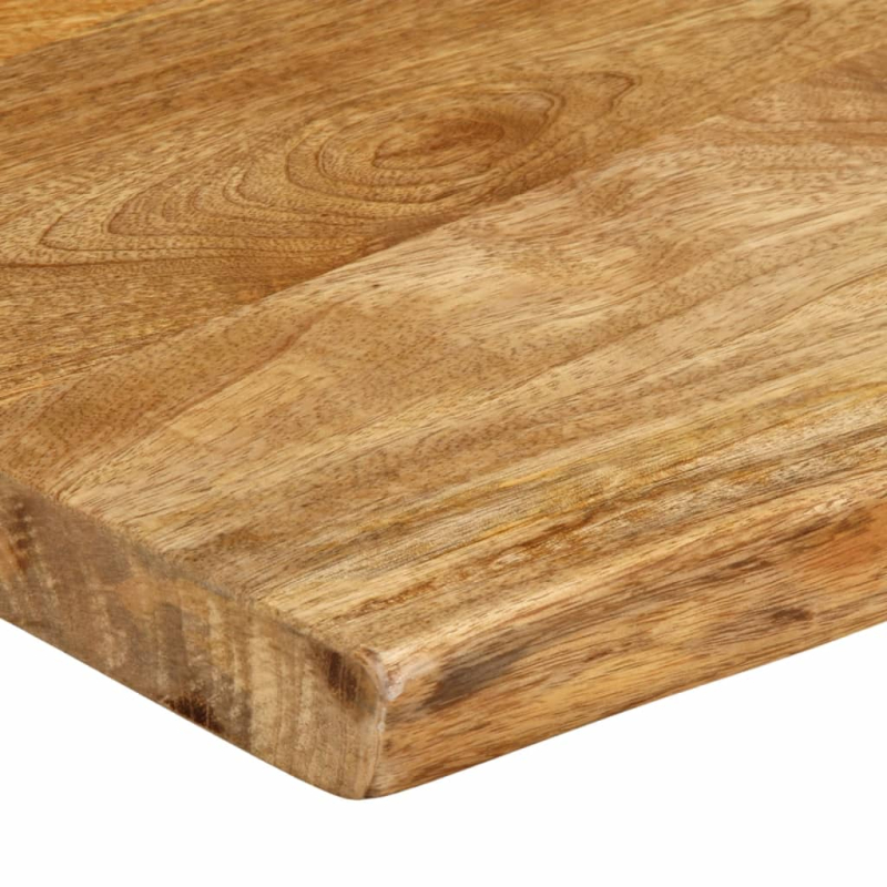 Tischplatte mit Baumkante 100x40x2,5 cm Massivholz Mango