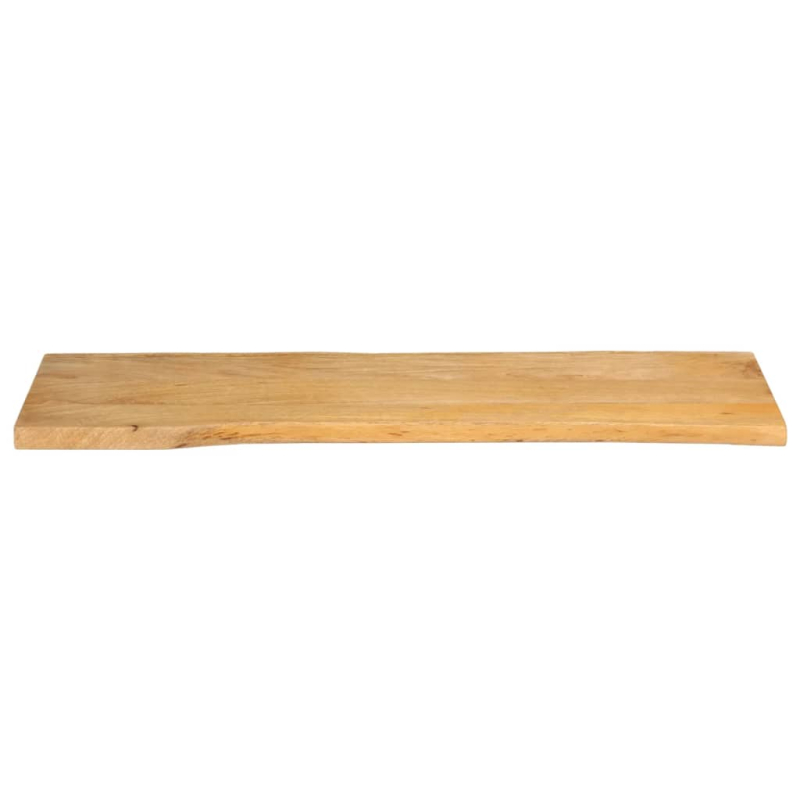 Tischplatte mit Baumkante 110x40x2,5 cm Massivholz Mango