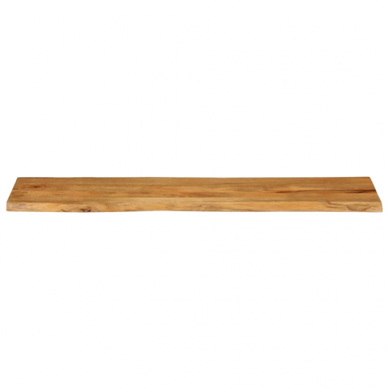 Tischplatte mit Baumkante 180x40x3,8 cm Massivholz Mango