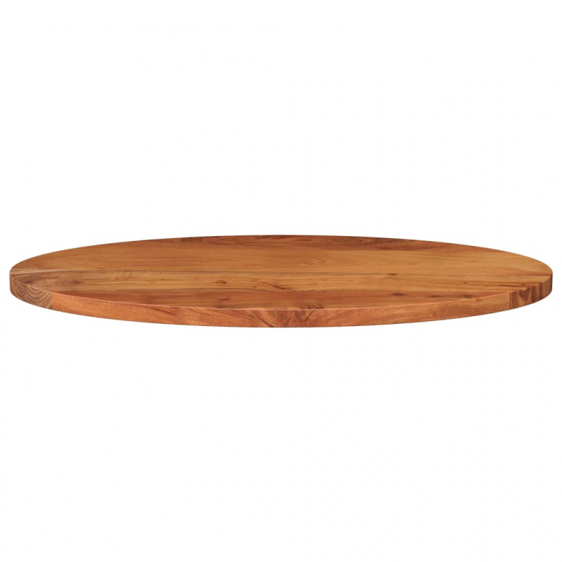 Tischplatte 120x50x2,5 cm Oval Massivholz Akazie