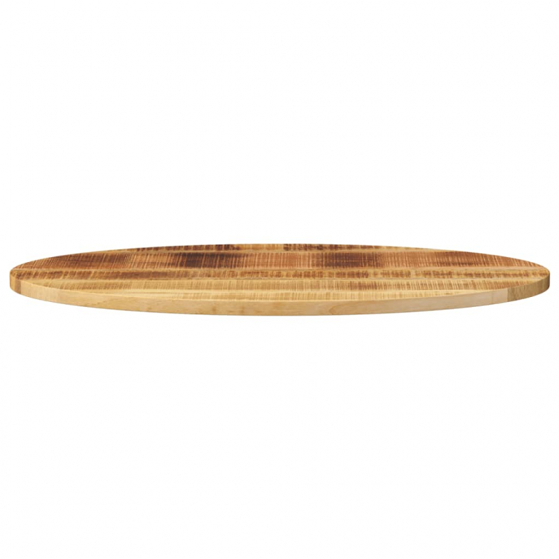 Tischplatte 120x50x2,5 cm Oval Massivholz Mango